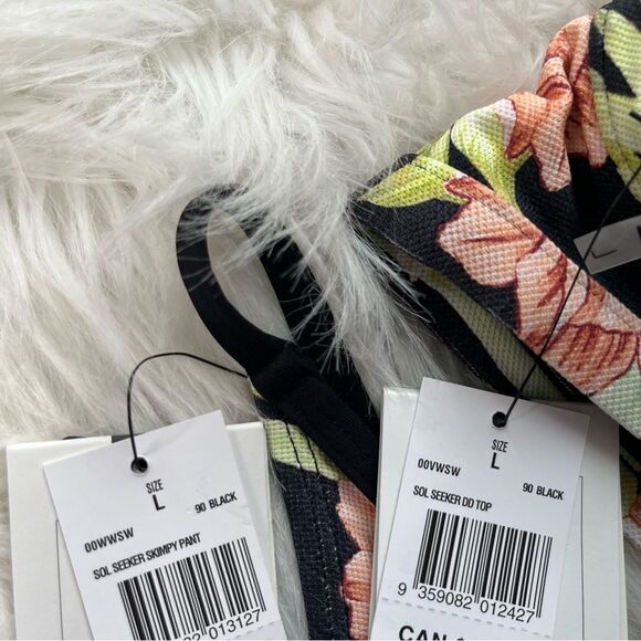 NWT Rip Curl Set Sol Seeker Bikini DD Top and Skimpy Bottom Resortwear Large - Picture 7 of 7